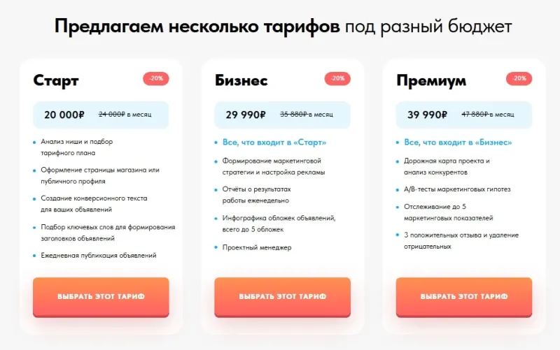 Продвижение на Авито: квиз-лендинг: скриншот 9