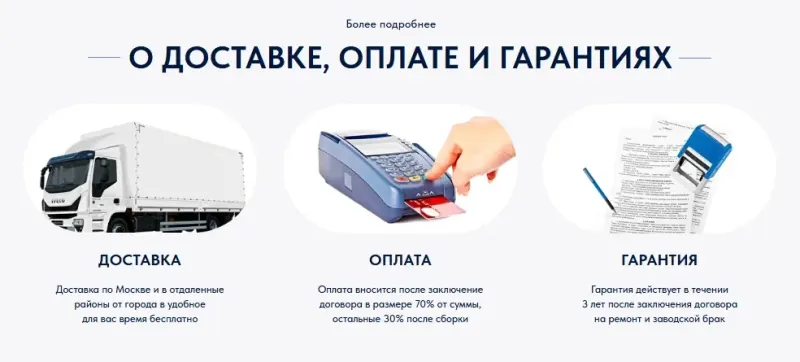 Шкафы-купе: квиз-лендинг: скриншот 9